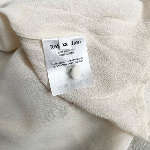 Reformation Jourdan Floral Mock Neck Mini Dress in Regency - Picture 11 of 11